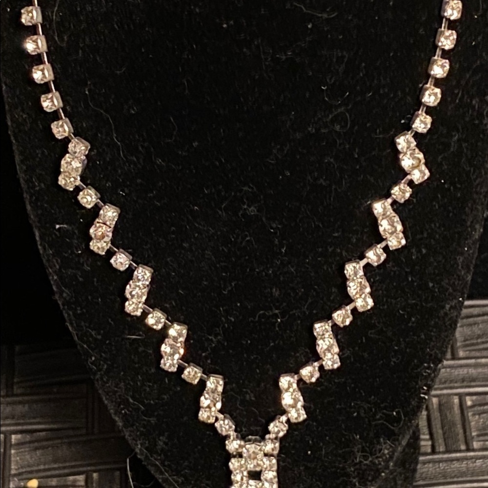 Crystal 3 piece jewelry set